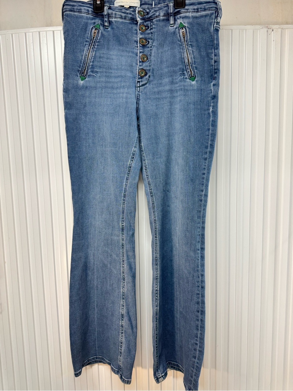 Pilcro and the Letterpress Anthropology  Jeans Women Size 32 P  Fringe Hem